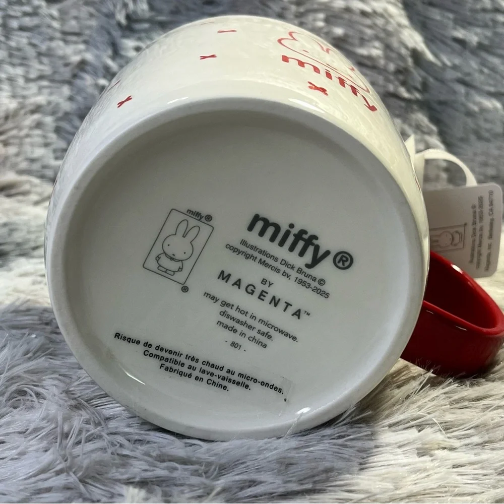 Miffy by Magenta Red and White 20oz Mug - Picture 3 of 6
